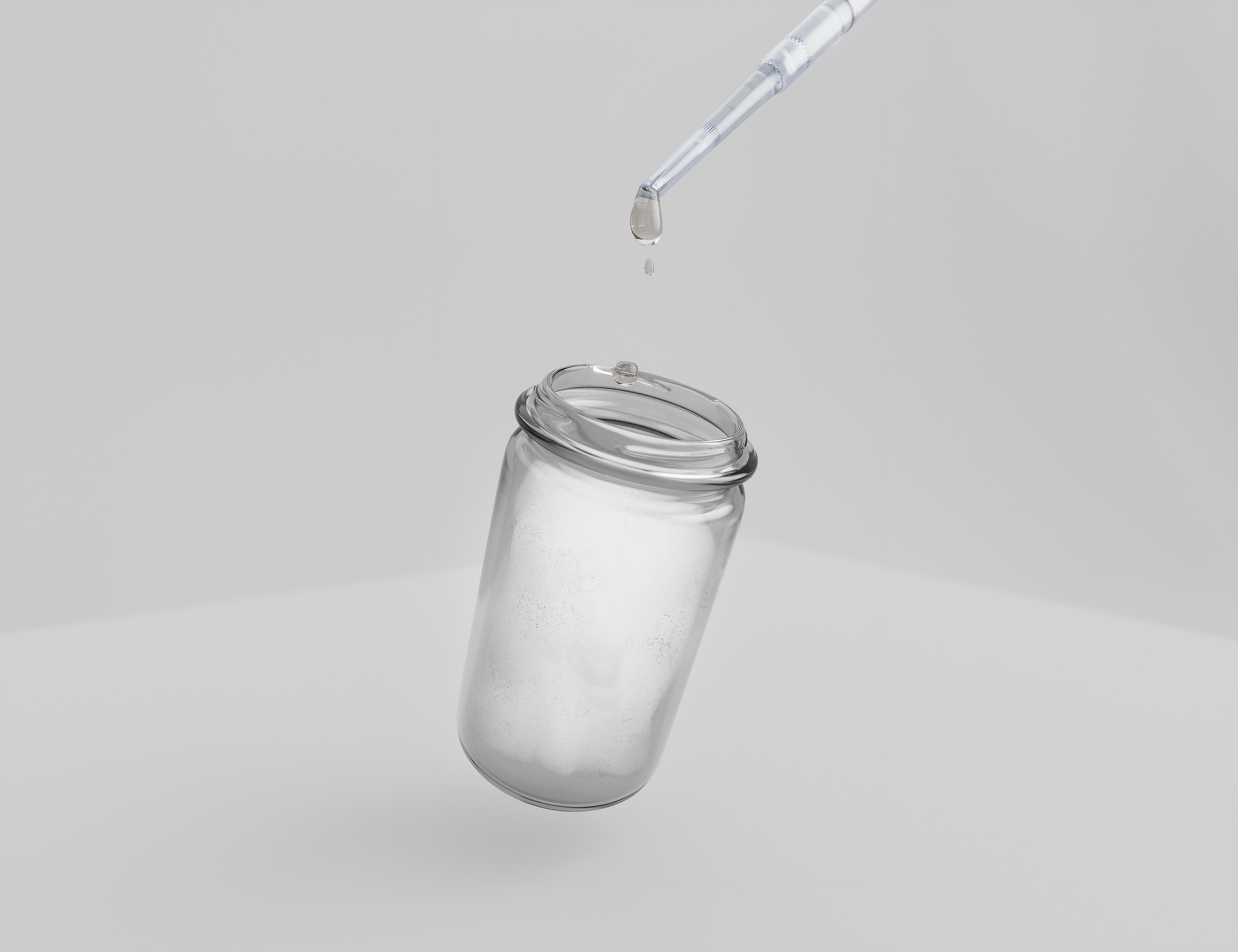 Geben Sie 2ml Ihrer Flüssigkeit in ein Probenglas