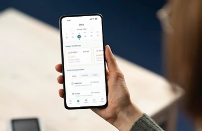 Measurement results shown in the Alivion Core app